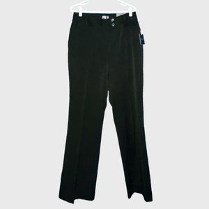 Rafaella Black Boot-Cut Dress Pants (12P)